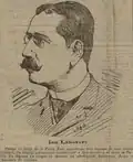 Ioan Lahovary's photo, appeared in the Adevărul newspaper in 1899