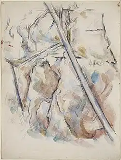 Pine Tree in Front of the Caves above Château Noir, ca. 1900, Princeton University Art Museum