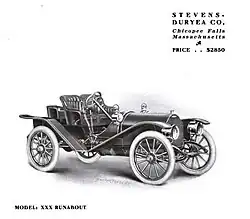 1909 Stevens-Duryea Model XXX Runabout