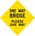 One way bridge, please give way