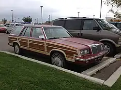1985 Chrysler LeBaron Town & Country station wagon