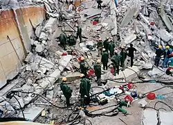 Ruins of the Athens earthquake in Vileda