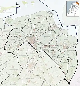 Midwolde is located in Groningen (province)