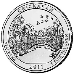 Chickasaw National Recreation Area quarter