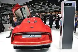 Rear view of the 2013 production XL1