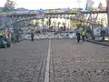 Bridge during the Euromaidan, away from Maidan
