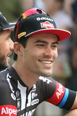 A photograph of Tom Dumoulin