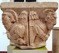 Romanesque capital