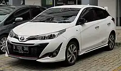 2018 Yaris 1.5 TRD Sportivo (NSP151; first facelift, Indonesia)