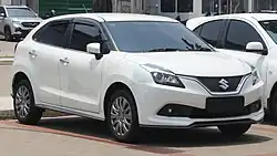 2019 Suzuki Baleno GL (Indonesia; pre-facelift), which adopted the Indian Baleno RS styling