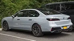 2023 BMW 760i xDrive rear view