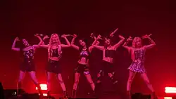 (G)I-dle performing "Tomboy" at their San Francisco, U.S. concert on July 24