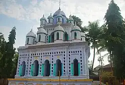 Panchavimsati-ratna rasmancha at Narajole, Paschim Medinipur district, with 25 pinnacles