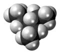 Spacefill model of 3-ethylpentane