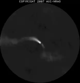 NRAO VLA image of 3C 66B