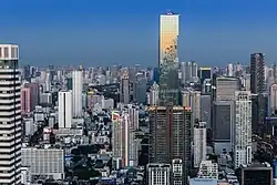 Sathon Business District at night