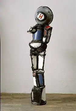 Figure with Letters (1984)