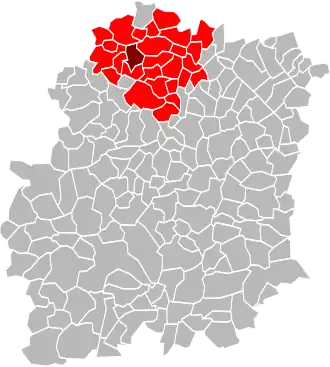 Location within the Essonne department