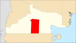 Location of Nueve de Julio