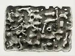 ALLEGHENY Bronze bas relief. 54” x 76”. Collection of The Whitney Museum, NYC.