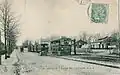 The Arpajonnais tramway station behind Arpajon railway station was used at the beginning of the 20th century by the CGB.