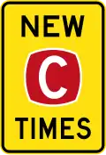 (R5-V103) New Clearway Times (used in Victoria)