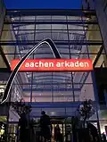 Front view of Aachen Arkaden mall