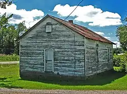 Former schoolhouse on the township's northern edge
