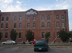 Abernathy Furniture Co. building was converted to lofts in the early 2000s.