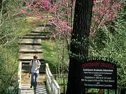 Arboretum Bridge, located in the heart of campus