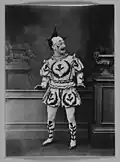 Actor in a clown costume (c. 1870)