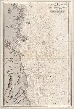 Admiralty chart of the bay in its wider context, 1883
