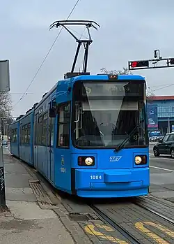 Adtranz GT6M, 6 units bought from Augsburg 2023. - 2025., further 5 on order