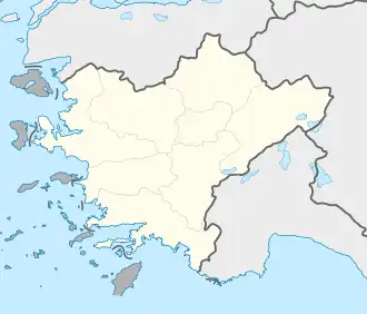 Kütahya is located in Turkey Aegean
