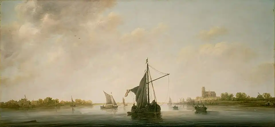 A View of the Maas at Dordrecht (about 1645–1646) J. Paul Getty Museum