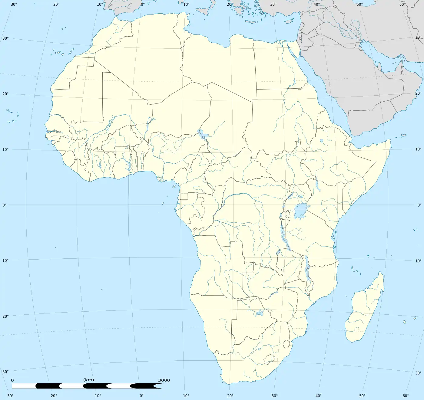World Federation of United Nations Associations is located in Africa