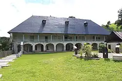 Rear view of the building (July 2017).