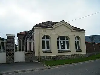 The town hall of Aizecourt-le-Haut