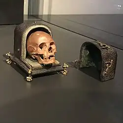 Albert Jansz. Vinckenbrinck - Vanitas Skull With Case, 1650. Rijksmuseum Amsterdam.
