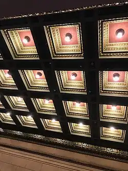 Ceiling inside the Alex auditorium.