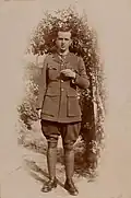 Lieutenant Alexander Brown Grindlay, Officer with the RAMC and Royal Scots during WWI, mentioned in dispatches and Distinguished Conduct Medal recipient.