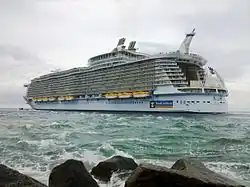 Allure of the Seas leaving Port Everglades