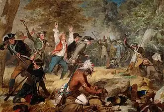 Battle of Wyoming. 1858
