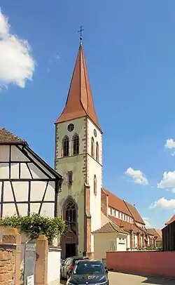 The church in Ammerschwihr