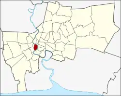 Khet location in Bangkok