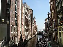 Oudezijds Kolk 2012 looking south to the Old Church