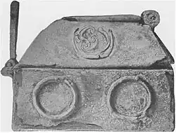 Reliquary shrine found in a Viking grave in Melhus Municipality, Norway[13]