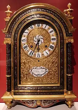 Table clock by André-Charles Boulle and Nicolas Gribelin, ca. 1675