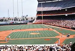 Angel Stadium in 1977