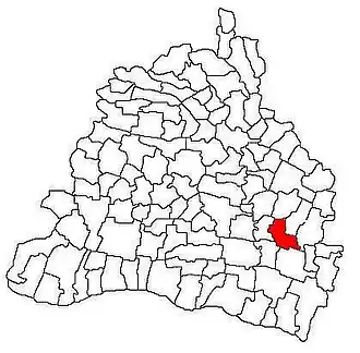 Location in Dolj County